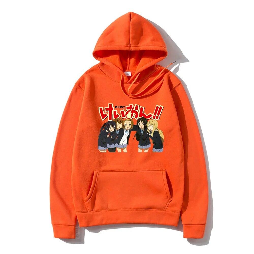 New Arrival K-ON 2D Unisex Hoodie printing Casual Fashion hall-match Hoodie Harajuku style Autumn Winter Unisex Street Clothes