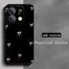 Bow Cute Pink Design Ins Girl Phone Case For Redmi Note 14 13 12 11 Pro Plus S 5G 14C A3 Soft Black Phone Cover