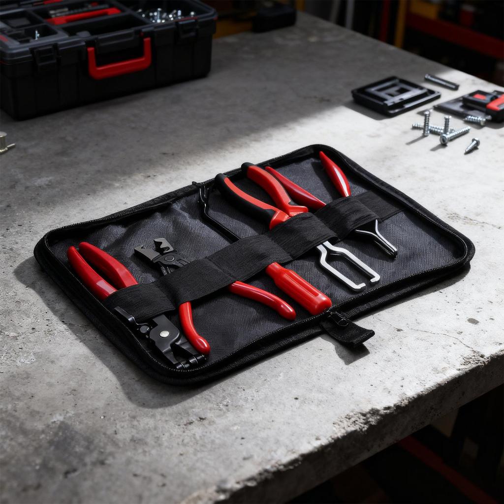 Car Tool Set Non-Slip Repair Removal Tool 5 Pieces Car Water Hose Pliers For Truck Automotive Vehicle SUV Sedan Pickup Radiator