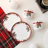 Highland Christmas Mug 300ml Gift Home Party Plating