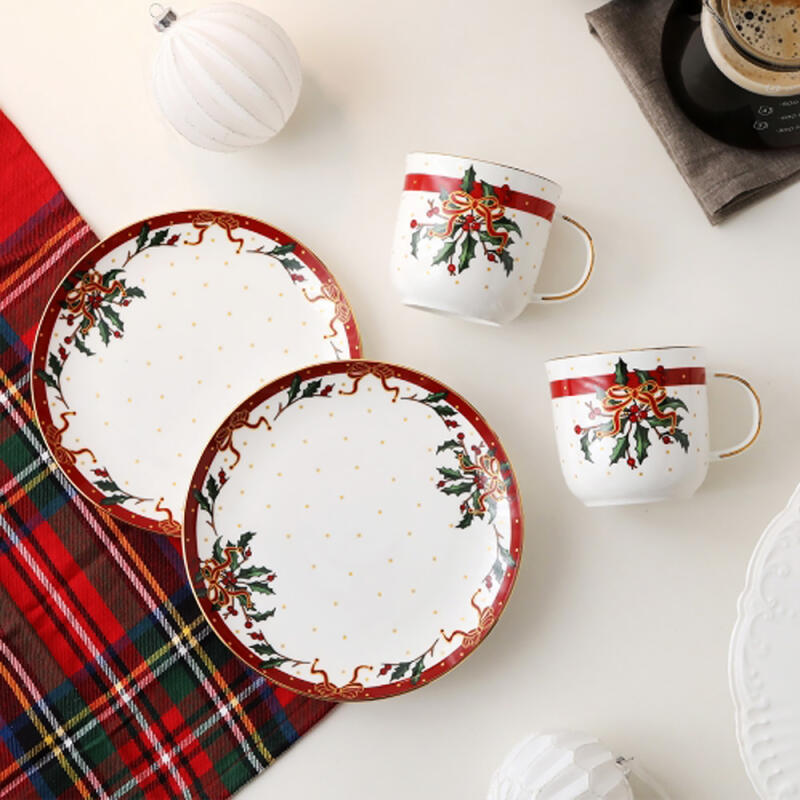 Highland Christmas Mug 300ml Gift Home Party Plating