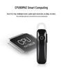 New Bluetooth Noise Cancelling Single Ear Headset with Mic & Ear Hook - Car Phone Wireless Earphones