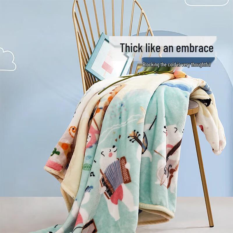 FU AN NA Soft Flannel Throw Blanket