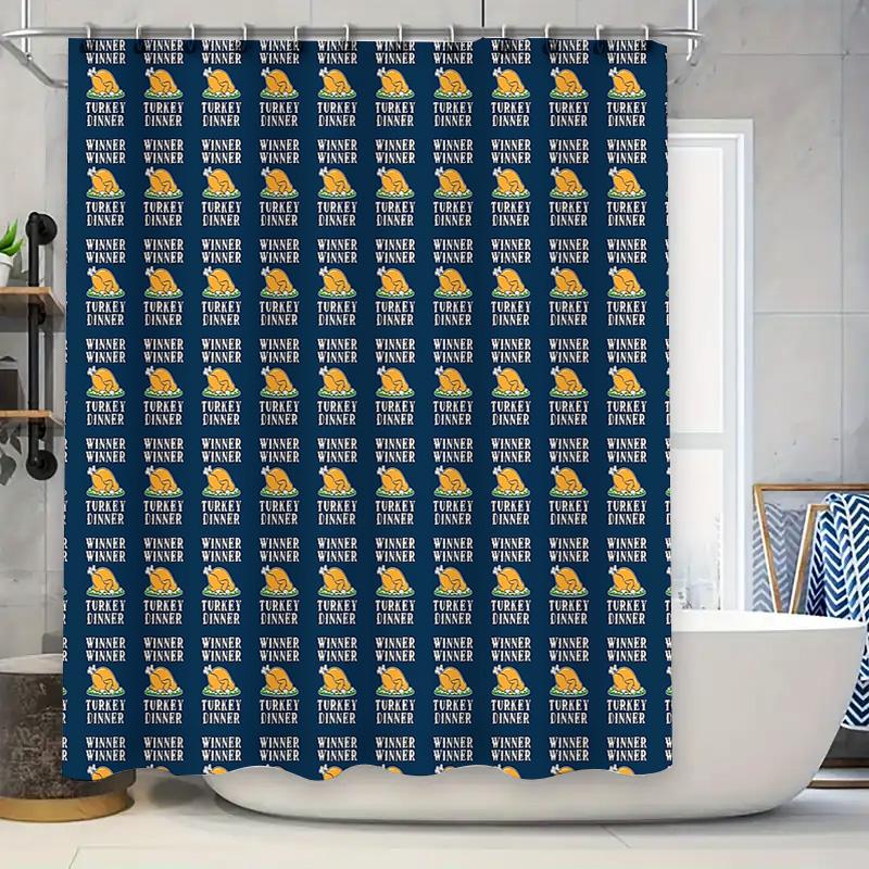 

Vintage Shower Curtain Waterproof Farmhouse Chicken Pattern Bathroom Decor Farmhouse Style Shower Curtain Sets Vintage Home Deco 90x180cm