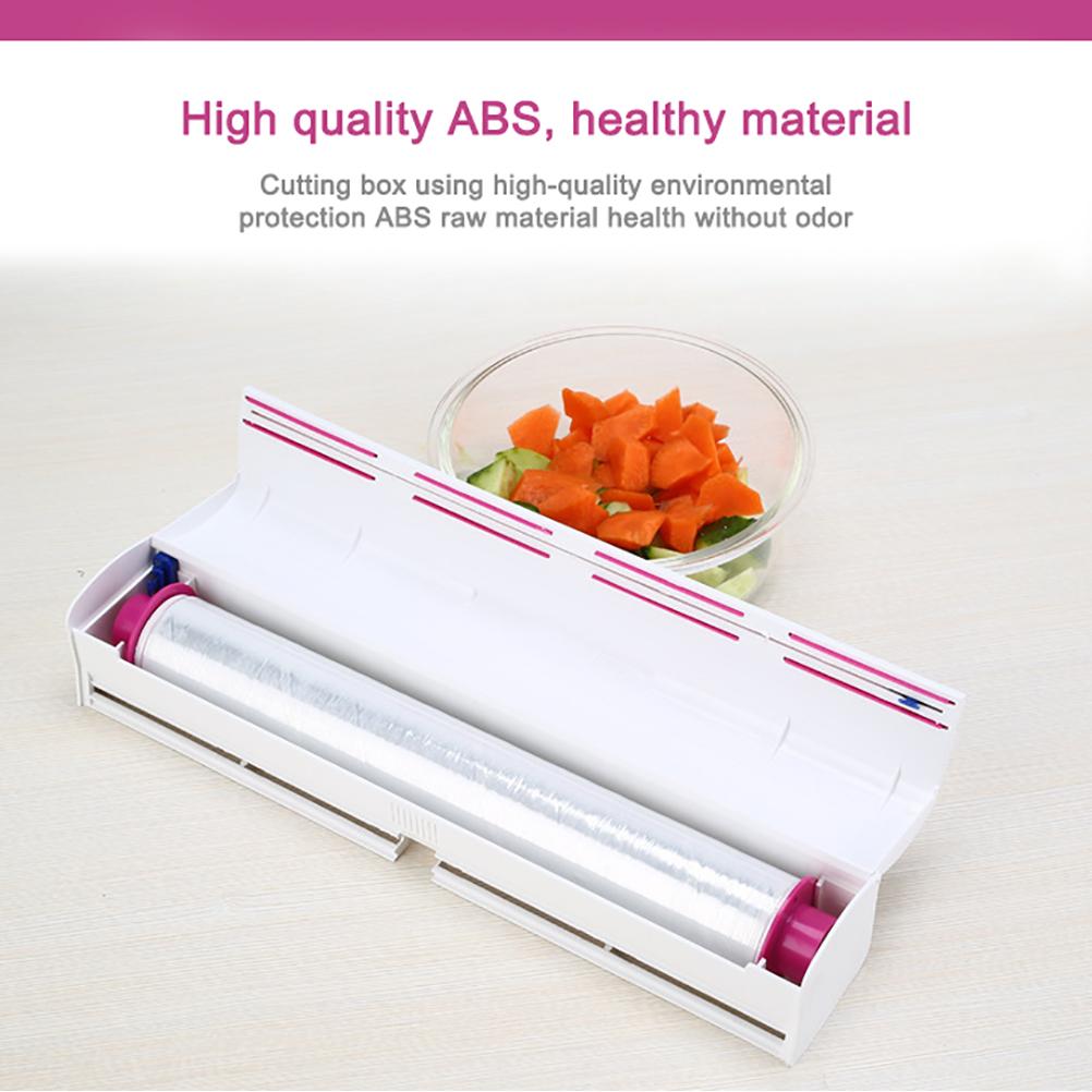 Frischhaltefolienschneider Kunststoff Frischhaltefolien-Spender Konservierungsfolienschneider