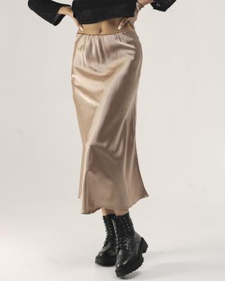 Satin Skirt MZR 20470 S Cappuccino