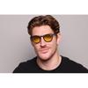 Clip On Oval Navy BlUe SmartbUy collectiOn cOnnelly With Clip On FoUr Set U 0220 M04 fashiOn Unisex Eyeglasses