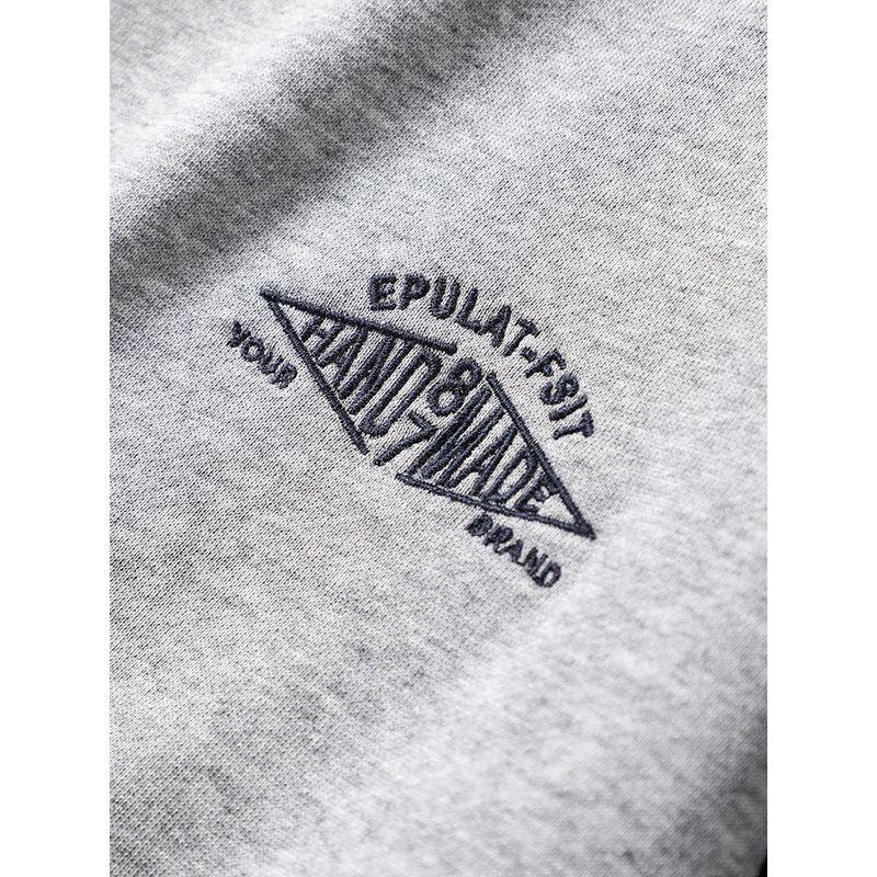 Contrast Color Raglan Terry Spring and Autumn Export Casual Embroidery