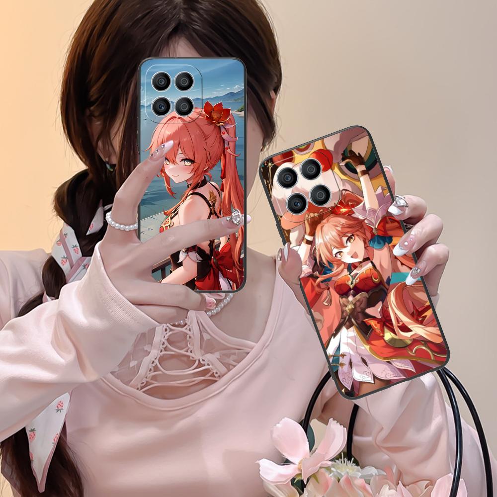 HSR Guinaifen Matte TPU Mobile Phone Case for Honor 90 80 70 60 50 30 20 10 9 8 7 Pro S SE Lite 5G Colorful Printing Cover