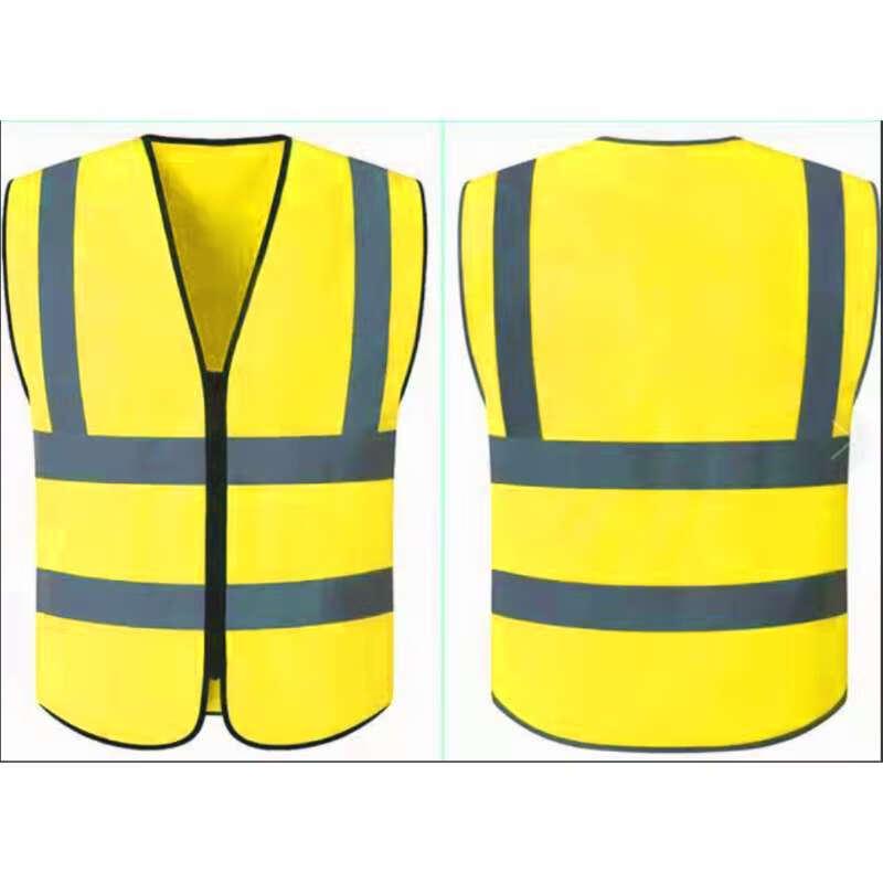 OLOMM High-Visibility Reflective Safety Vest (Pack of 4) One Size Fits All