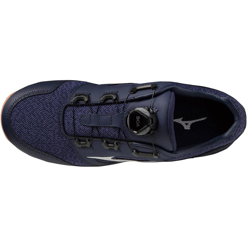 Arbeitssicherheit Almighty Navy x 3E [Mizuno] Schuhe, Schuhe, LS52L BOA, Herren, Weiß, 26cm,