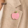Canvas Bag Accessory Brooch Pin Enamel Teacher-Themed Fruit Shape Lapel