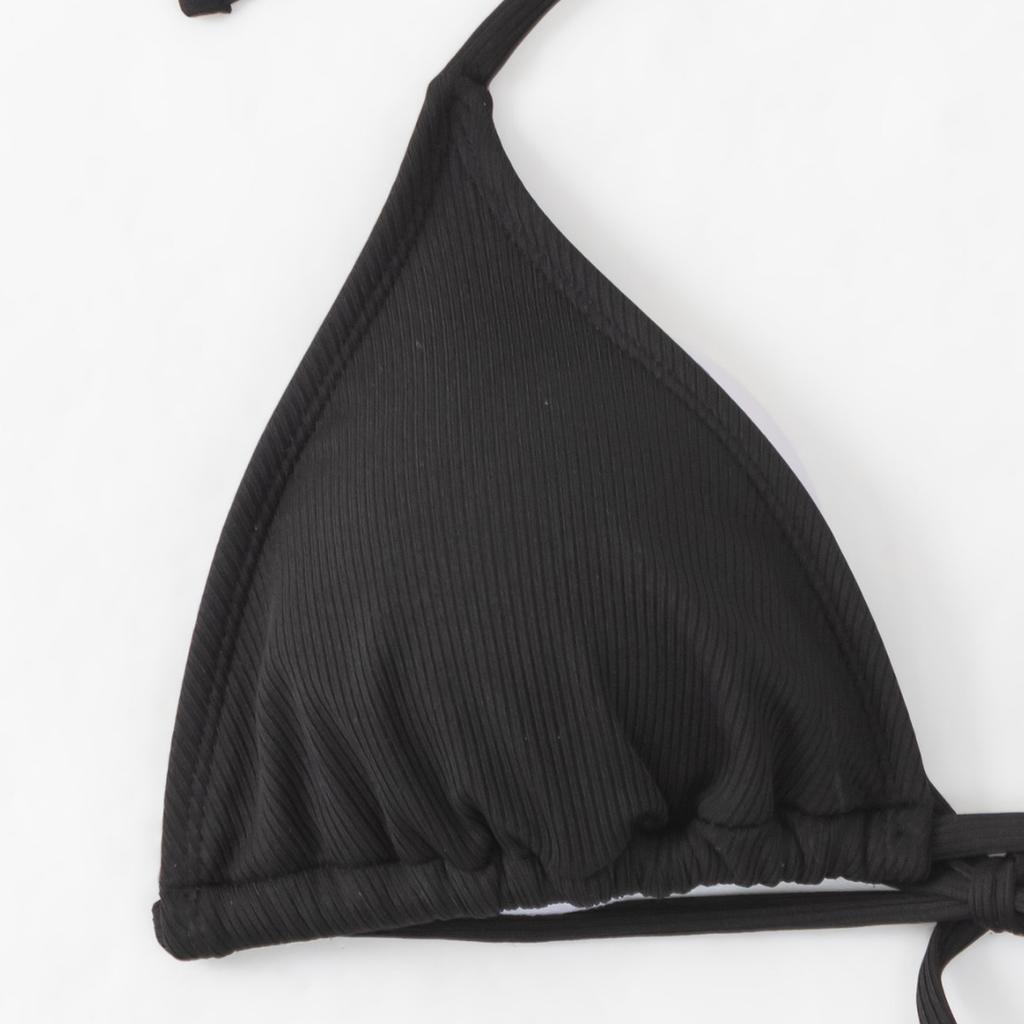 New bikini pit strip triangle cup lace-up sexy bikini swimsuit swimsuit women