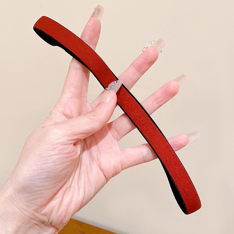 Sports Headbands for Women Men Elastic Sports Hairbands Non-Slip Thin Football Running Sweatbands Hair Accessories