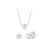 Jestina Whitemond Necklace + Earring Set (Set-J0-0107)