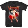 Warrant Cherry Pie Waitress Men's T Shirt Rollerskates Rock Band Concert Tour