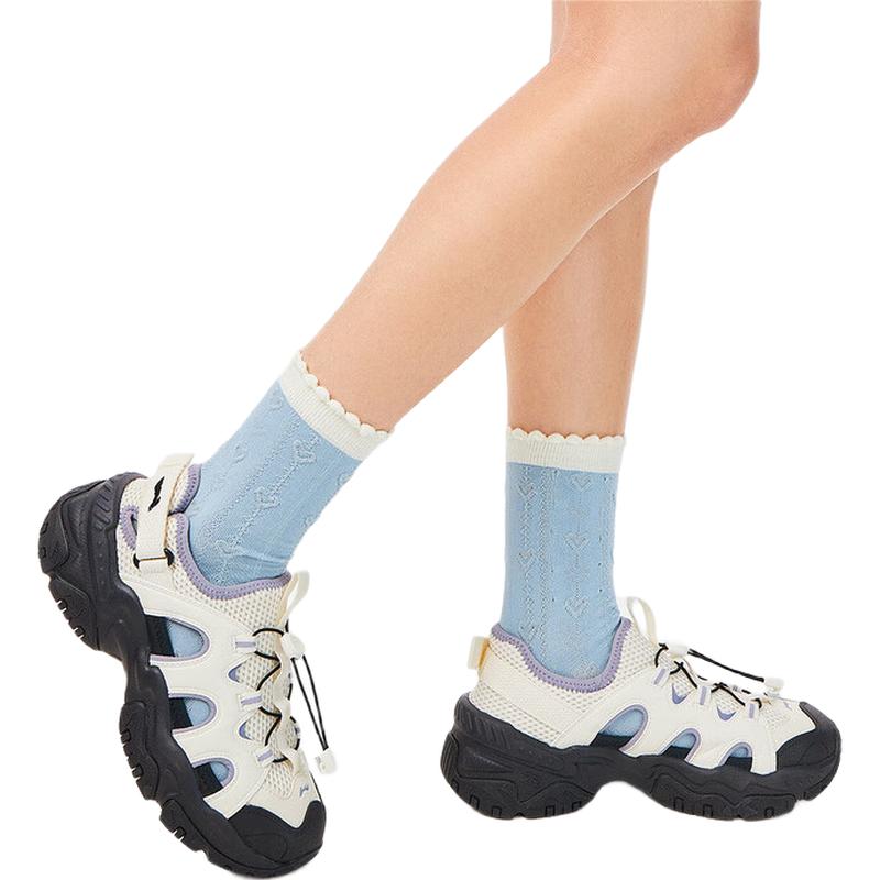 

Li-Ning Women s Trendy Thick-Soled Sandals US 7