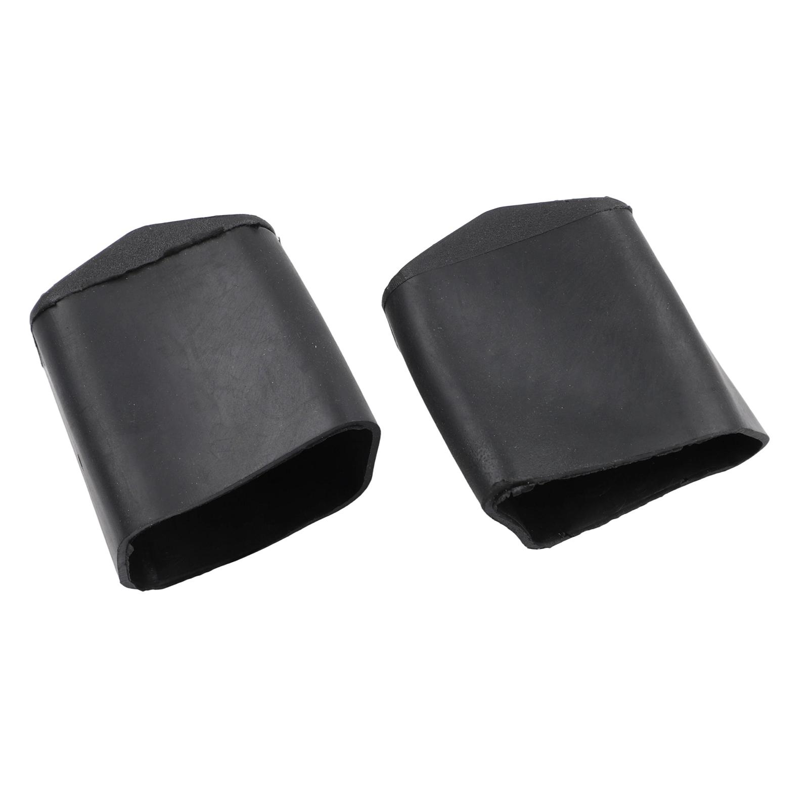 2 шт. Резиновые ножки для лестниц Нескользящая конструкция Повышает безопасность складных и стремянок Защита пола