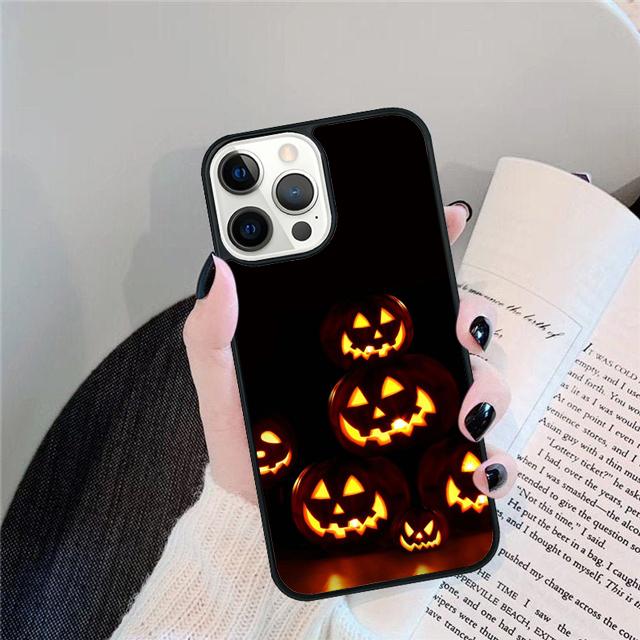 BOO! Happy Halloween Pumpkin Coque Shell For iPhone 17 Air 15 16e 14 13 12 Pro Max 11 Pro Max Plus Phone Case Cover