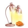 Food Heat Lamp Portable 2-Head Food Warmer Light Freestanding Commercial Electric Catering Food Warmers for Kitchen Restaurant