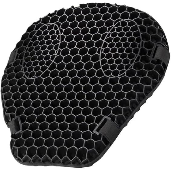 Motorbike Seat Cover Motorcycle Seat Cover Air Pad Motorcycle Air Seat Cushion Cover Pressure Relief Protector for Cruiser Sport Touring Saddles(Set