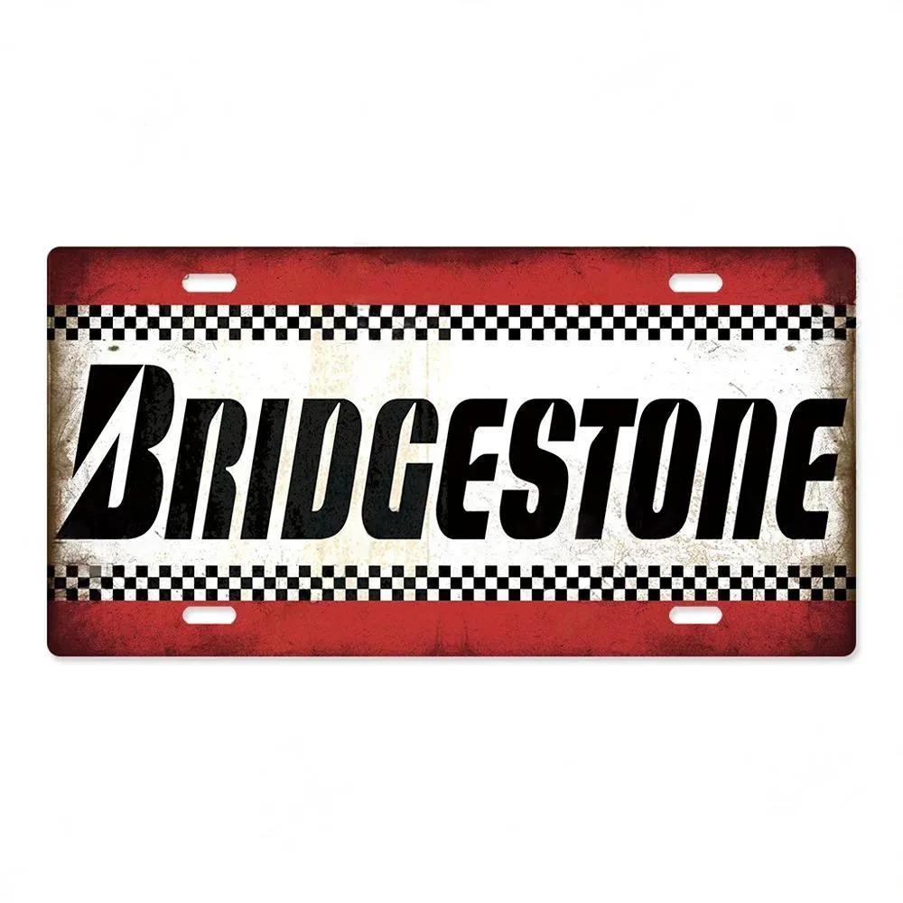 Tire Brand Vintage Metal Posters Signs License Tin Sign Decor Garage Car Repair Shop Wall Plaques Decoration Tinplate Auto Pl