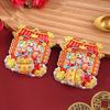 2026 Year of the Horse Rotating Refrigerator Magnet: Chinese New Year God of Wealth Festive Decoration