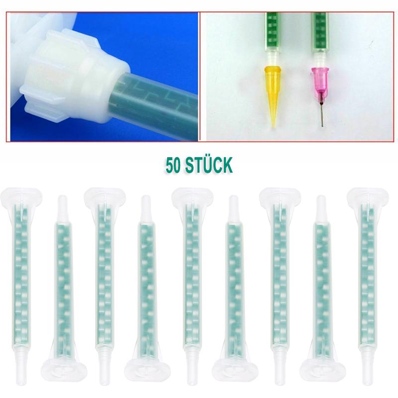 Buy 50 Pieces 2K Adhesive Mixing Tips Mixer Nozzles Mixer Tips Static