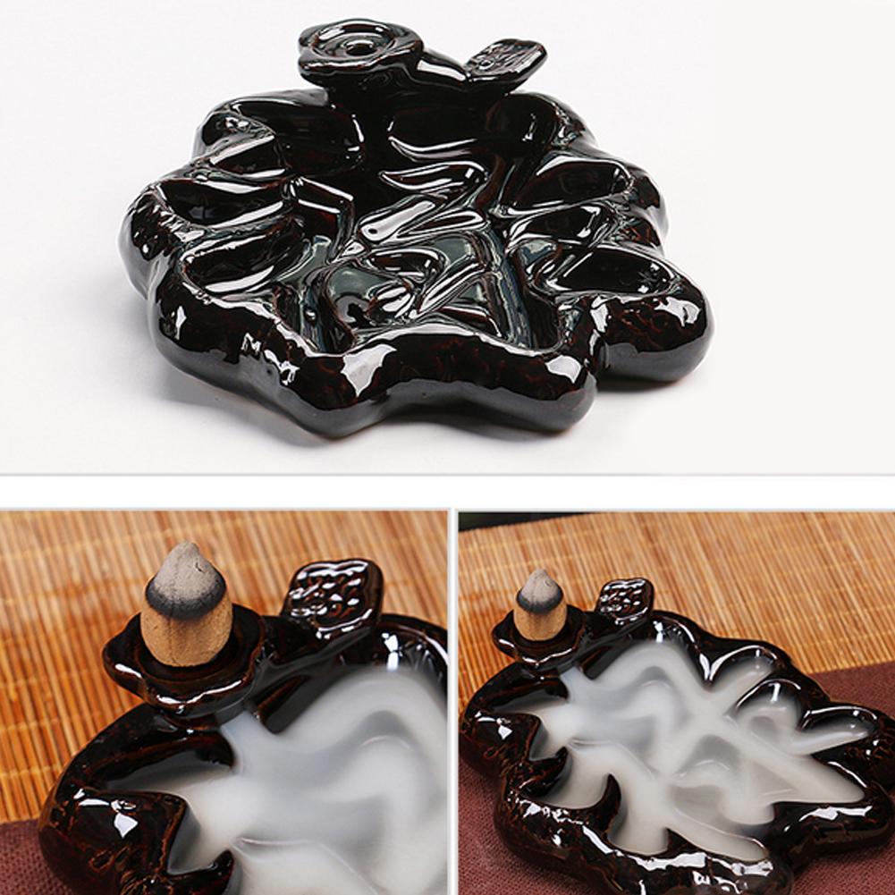 Keramik-Wasserfall-Rückfluss-Räuchergefäß, Räuchergefäß, Diffusor, Heimdekoration