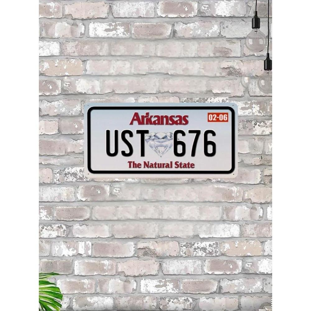 NÁS. registrační značka, USA. SPZ, kovová, 15x30 cm.