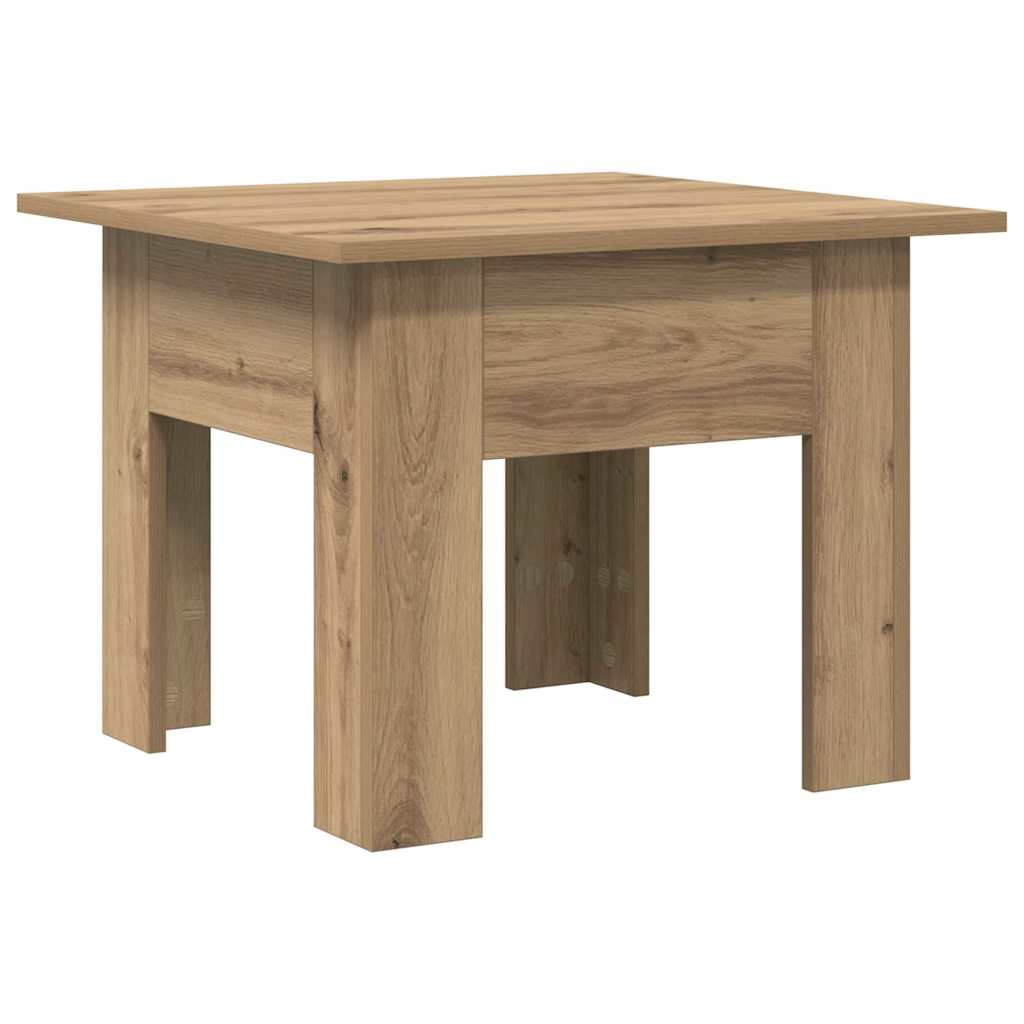 Coffee Table Artisan Oak 55 x 55 x 42 cm Engineered Wood