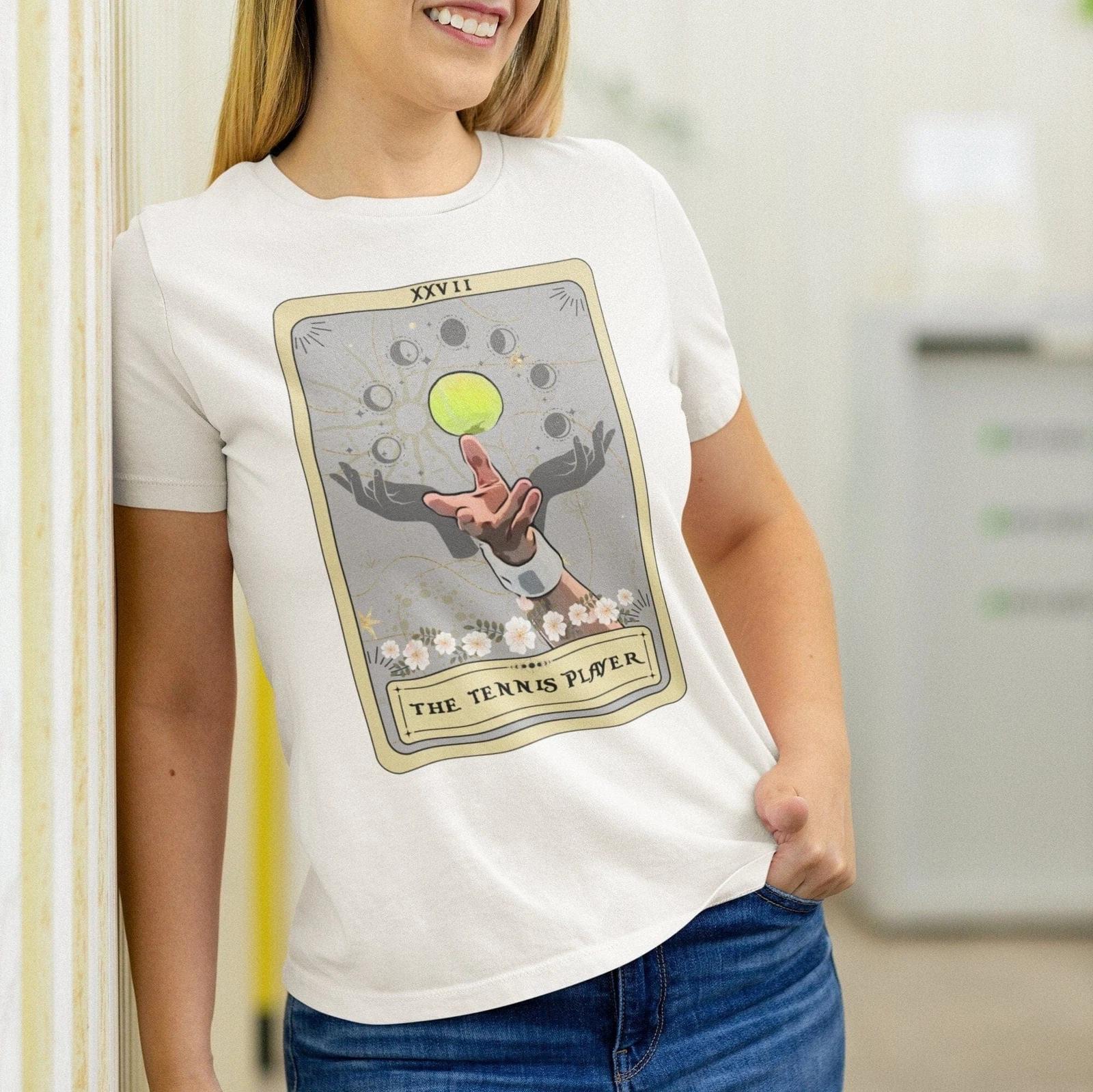 The Tennis Player Tarot Card Shirt 2XL