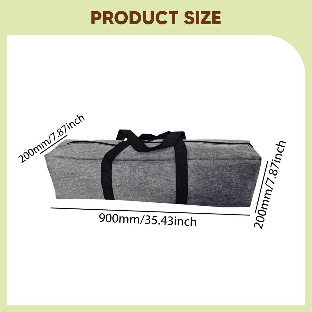 Camping Equipment Storage Bag Carry Top Handles Zippered Luggage Handbag for Sleeping Mat Canopy