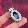 Blue Topaz Pendant, 925 Sterling Silver Pendant Gemstone Jewelry, Handmade Pendant Amazing Jewelry, Gift For Her