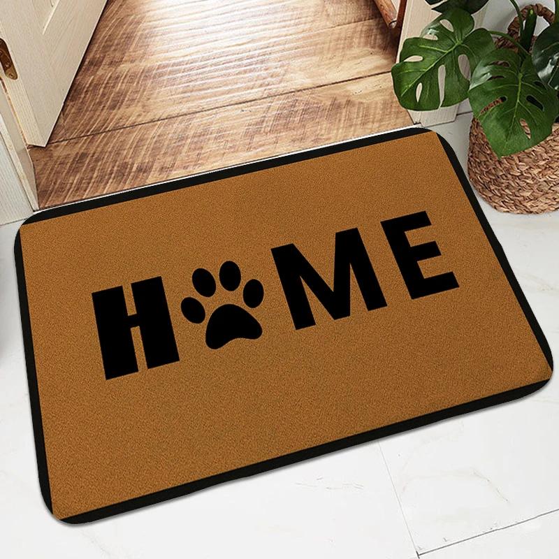 

Welcome Mat Non Slip Carpet for Bedroom Bathroom Living Room Rugs Funny Doormat Entrance Door Room Decorating Items Home 40cm x 60cm