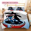 Greninja Battle Pokemon Bedding Set, Cool Duvet Cover Pillowcase for Bedroom Home, Unique Gift for Pokemon Fans