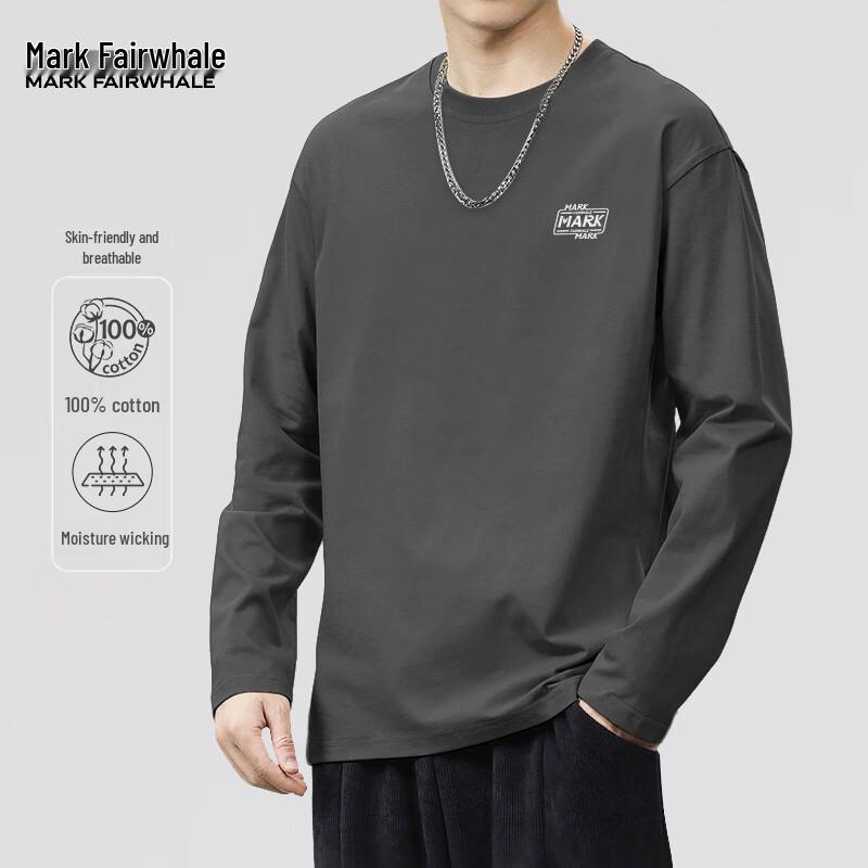 

Mark Fairwhale Men s Heavyweight Cotton Long-Sleeve T-Shirt 4XL