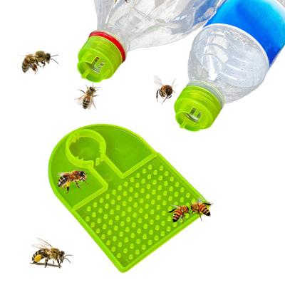 2 Pcs Bee Drinking Station Bee Feeder Compatible with Water Bottle Bee Water Station for Hives Inside Outside Beekeeping Supplies