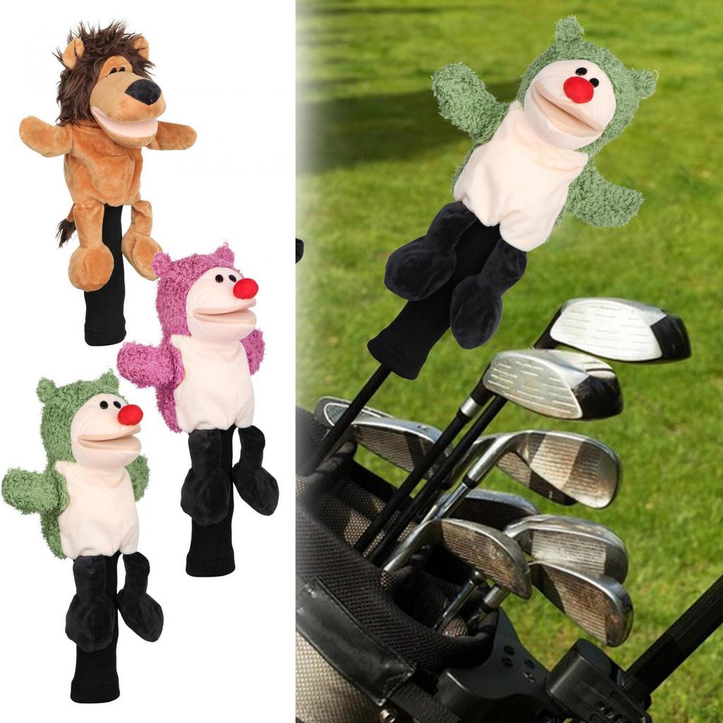 Cartoon Golf Driver Head Cover for Wood Protection