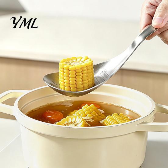 Non-slip Handle Culinary Tool 5-in-1 Stainless Steel Grater Spoon, Multi-Function Kitchen with Egg Separator Professional Food Preparation Accessory