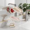 Punch-Free Swivel Soap Dish with Lid, Suction Cup Wall-Mounted Bathroom Holder