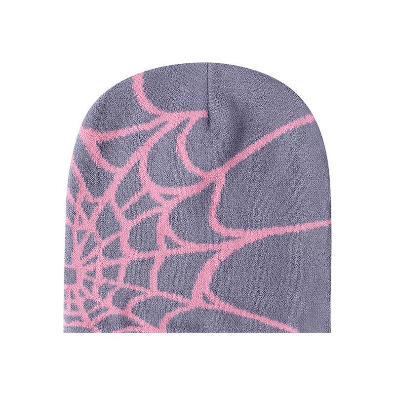Spider Web Warm Knitted Jacquard Beanie Hat Outdoor Wool Cold Cold Unisex Cold Hat