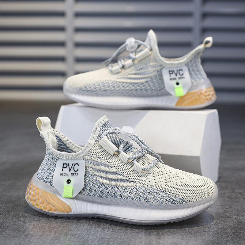 2025 spring new children's dad shoes Korean version of trendy shoes mesh breathable coconut shoes boys and girls student sports shoes