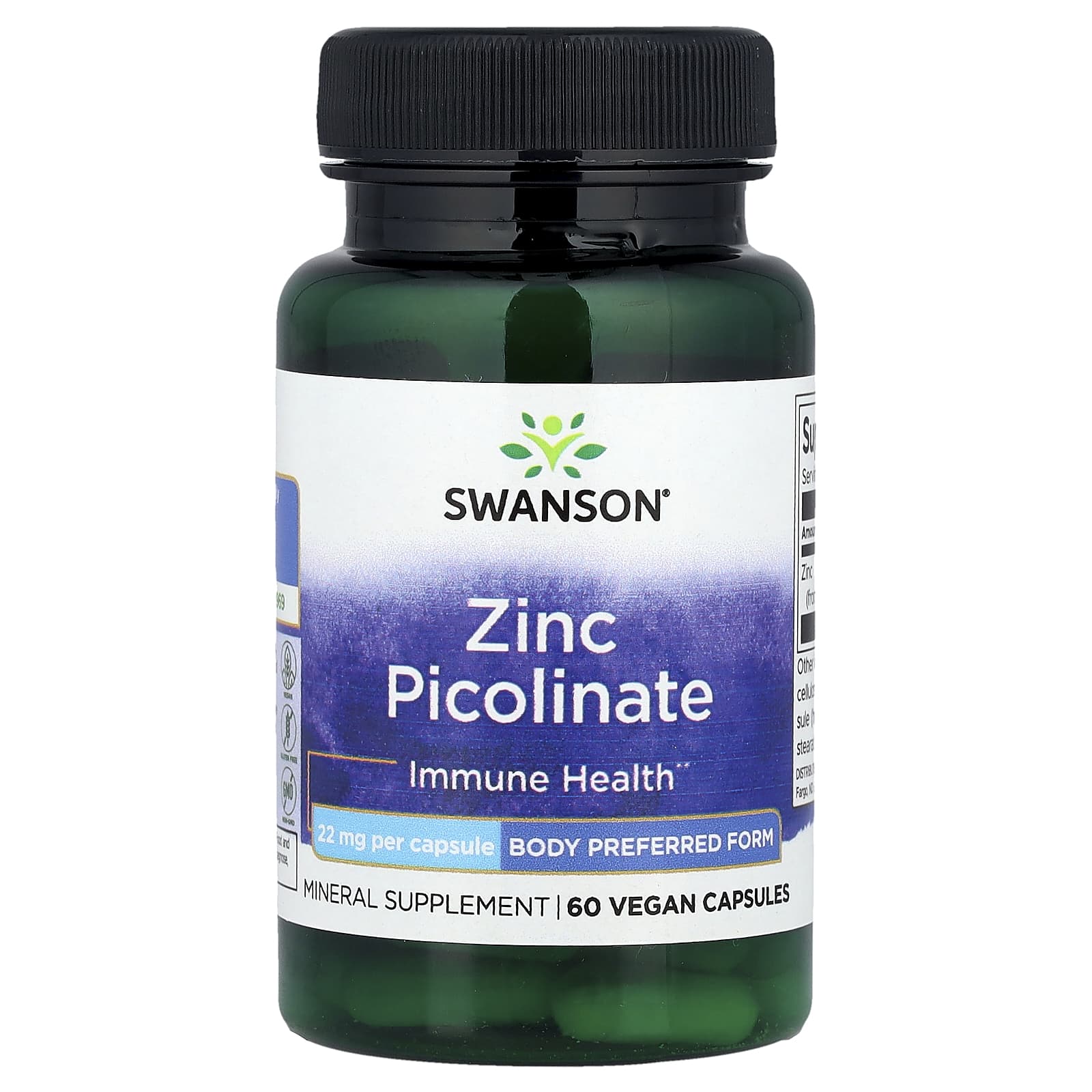 

Zinc Picolinate, 22Mg, 60 Capsules