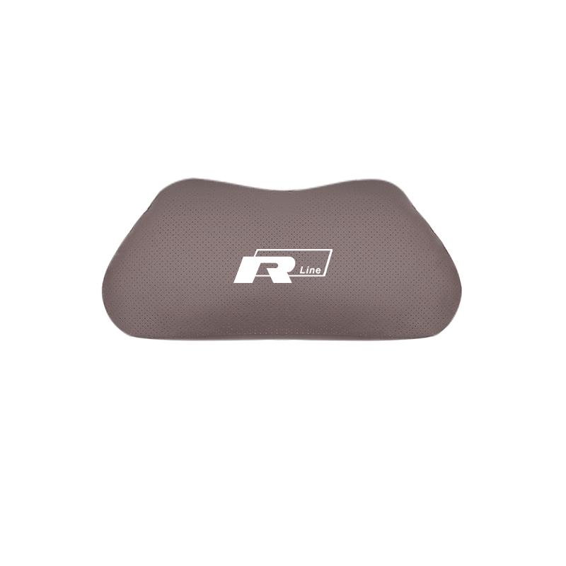 Car Seat Safety Headrest Pad Auto Emblem Neck Pillow For VW Golf T‑Roc Tiguan Polo ID.4 ID.7 Passat T‑Cross Taigo Atlas Beetle