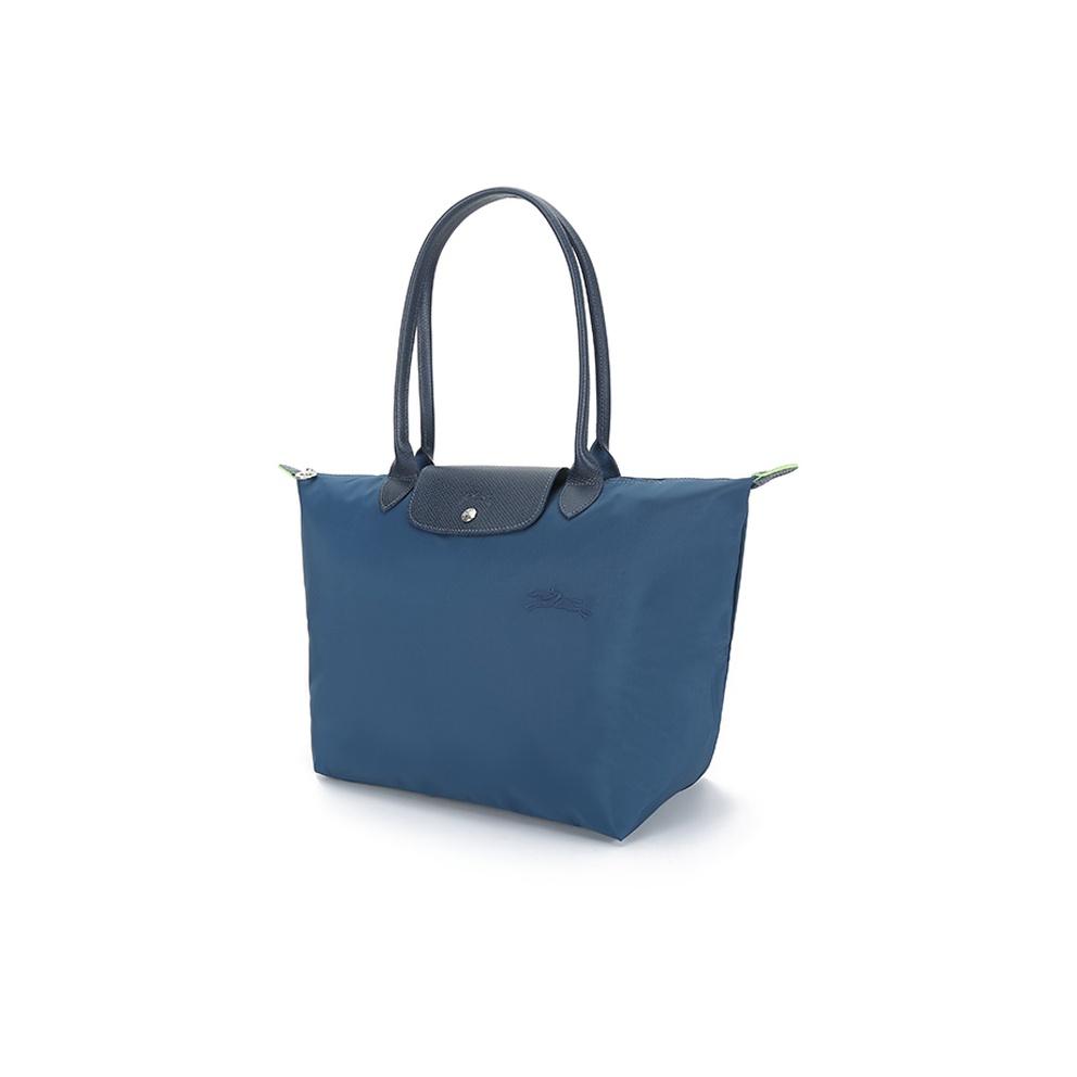 Longchamp Le Pliage Green 31 Eco-Friendly Canvas Tote Bag Women Bags Ocean-Blue 1899919P57