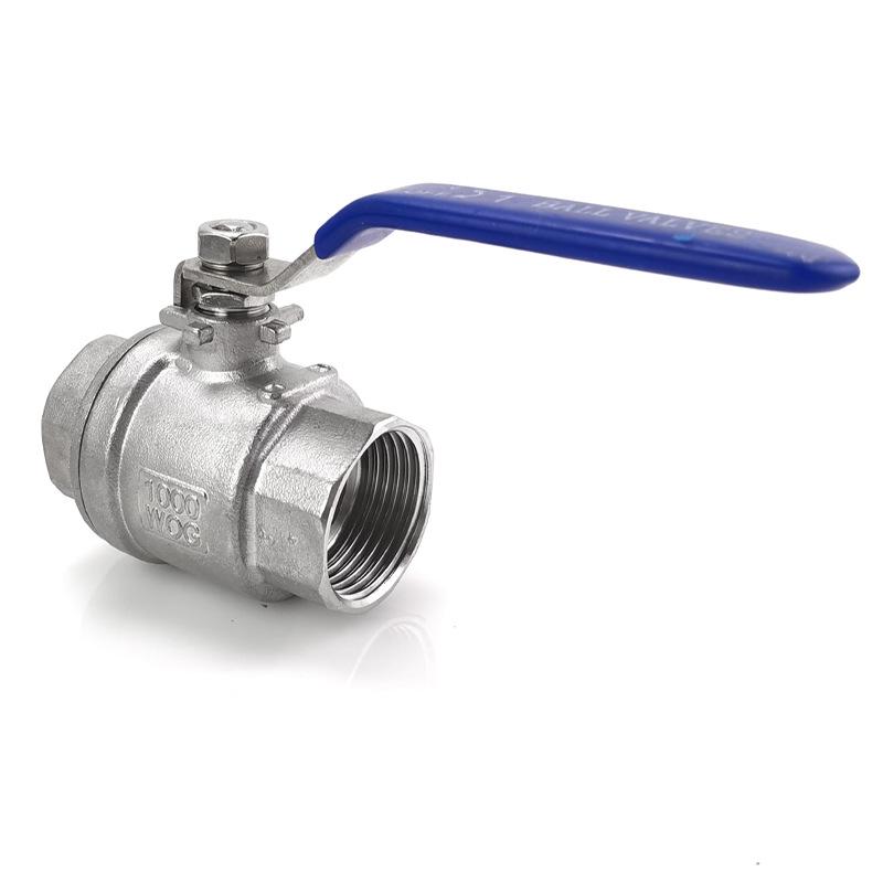 304 Stainless Steel Heavy Duty Two-Piece Ball Valve with Internal Thread