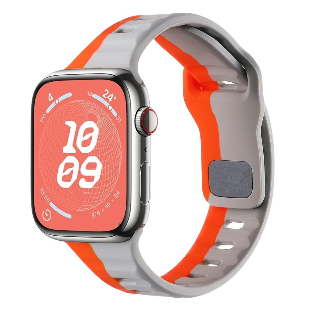 Soft Silicone Strap For Apple Watch Ultra 3/2 Band 49mm Serise 9 8 7 45mm 41mm Sport Bracelet Wristband iWatch 11 10 46mm 42mm