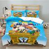 3PCS Rugrats  Bedding Set Printed Duvet Cover Closure Includes 1 Duvet Cover & 2 Pillowcases for All Seasons Bedroom Decor