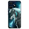 For Tecno Spark 10 Pro 10C Phone Cases Butterfly Protector Soft Silicone Back Cover for Tecno Spark10 Pro KI7 Capa Black Bumper